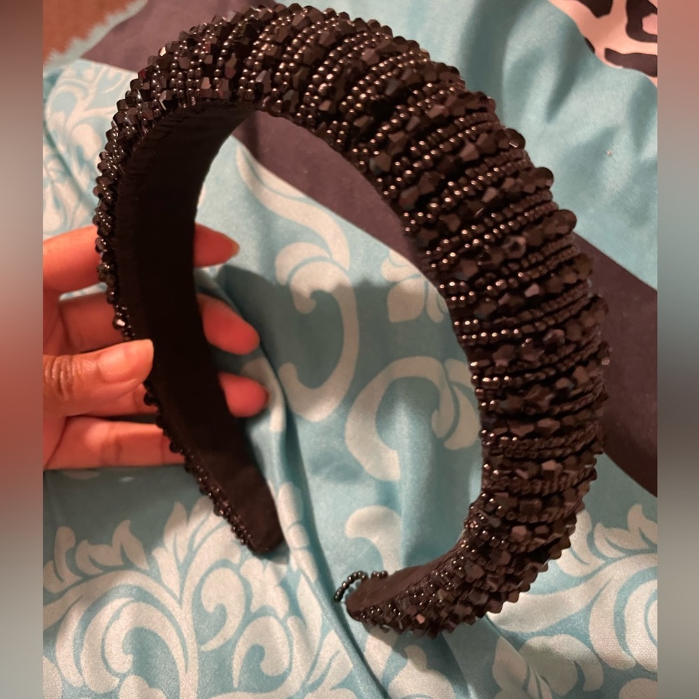COPY - Black Rhinestone Sparkle Headband😍